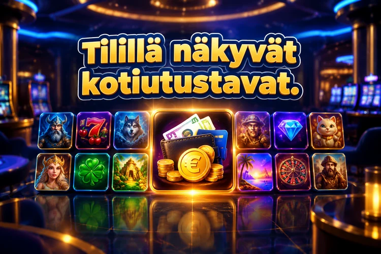 Tilillä näkyvät kotiutustavat