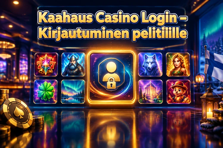 Kaahaus Casino Login - Kirjautuminen pelitilille