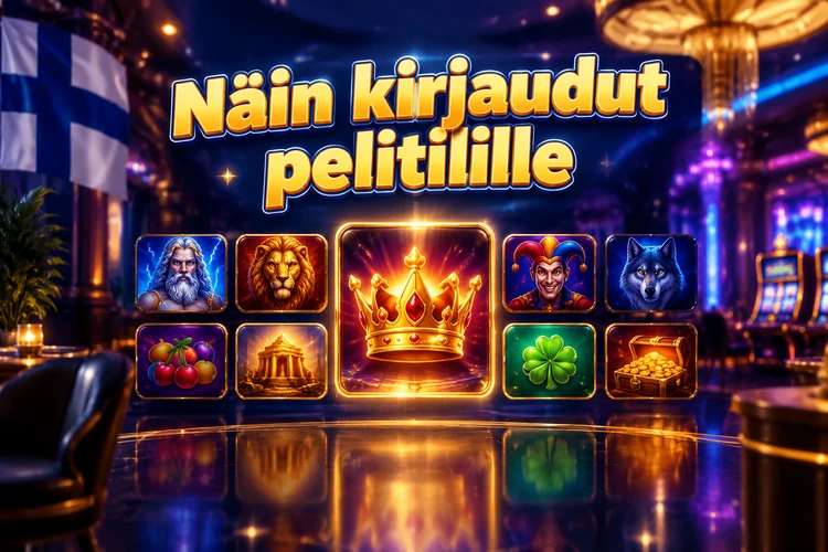 Näin kirjaudut pelitilille